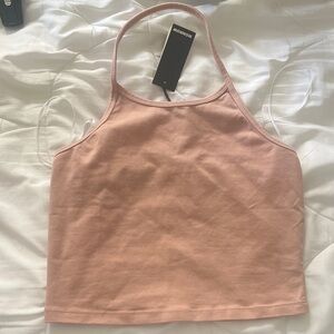 Monrow NWT xs  Pink Crop Top